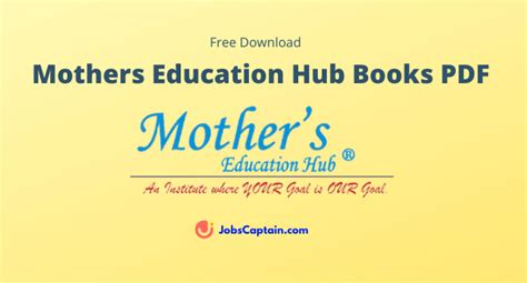 mother's education hub download